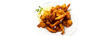 Camarones empanizados