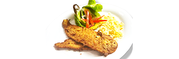 Filete de pescado empanizado